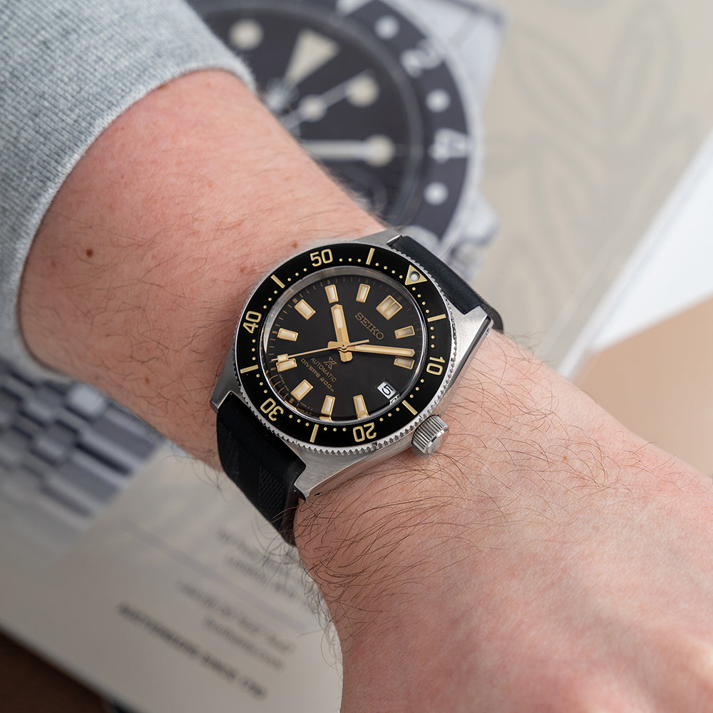 Seiko Prospex 1965 Diver's Modern Re-Interpretation Automatic Brown Dial Black Rubber Strap Watch For Men - SPB147J1 Buy Now By Seiko