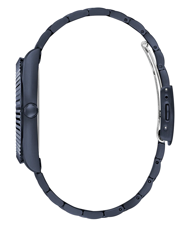 Guess Connoisseur Quartz Blue Dial Blue Steel Strap Watch For Men - GW0265G9 Buy Now By Guess