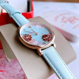 Fossil Jacqueline Multi Colored Dial Blue Leather Strap Watch for Women - ES4813 Buy Now By Fossil