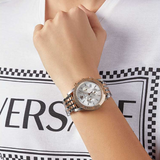 Versace Sport Tech Chronograph While Dial Two Tone Steel Strap Watch for Men - VELT00319 Buy Now By Versace