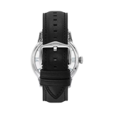 Fossil Townsman Automatic Skeleton Blue Dial Black Leather Strap Watch for Men - ME3200 Buy Now By Fossil