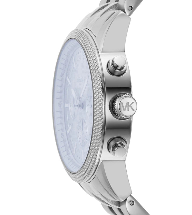 Michael Kors Hutton Chronograph Blue Dial Blue Steel Strap Watch For Men - MK8952 Buy Now By Michael Kors