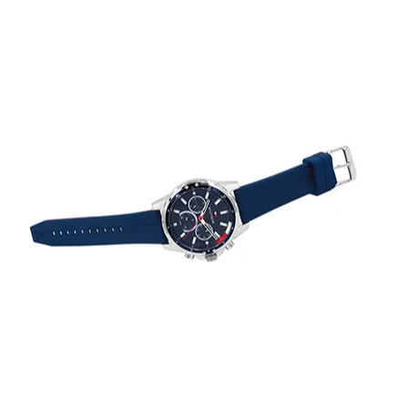 Tommy Hilfiger Mason Blue Dial Blue Rubber Strap Watch for Men - 1791791 Buy Now By Tommy Hilfiger