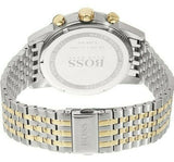 Hugo Boss Navigator White Dial Two Tone Steel Strap Watch for Men - 1513499 Buy Now By Hugo Boss