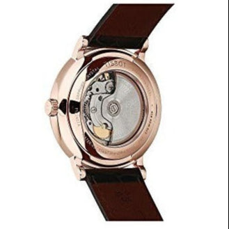 Tissot Carson Premium Powermatic 80 White Dial Brown Leather Strap Watch For Men - T122.407.36.031.00 Buy Now By Tissot