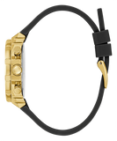 Guess Fusion Chronograph Black Dial Black Leather Strap Watch For Women - GW0553L4 Buy Now By Guess