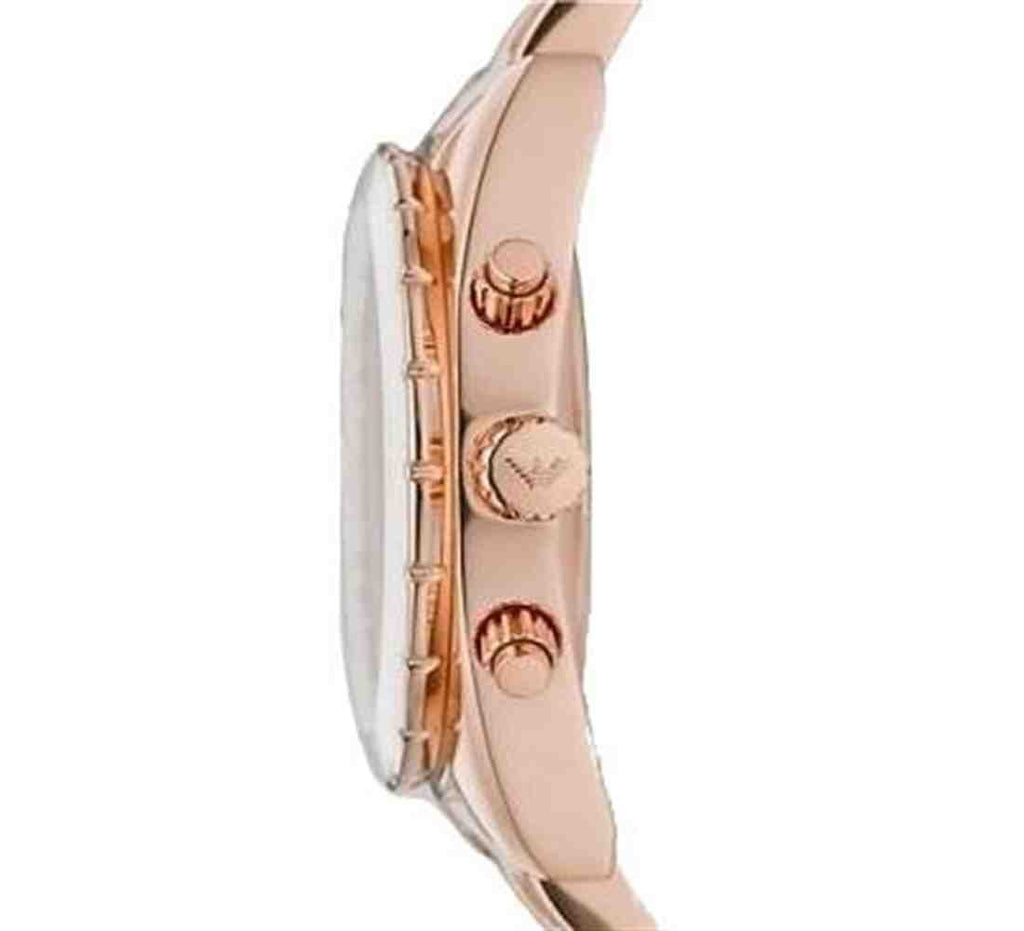 Emporio Armani Sportivo White Dial Rose Gold & White Steel Strap Watch For Women - AR5942 Buy Now By Emporio Armani