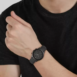 Fossil Neutra Chronograph Black Dial Black Leather Strap Watch for Men - FS5503 Buy Now By Fossil