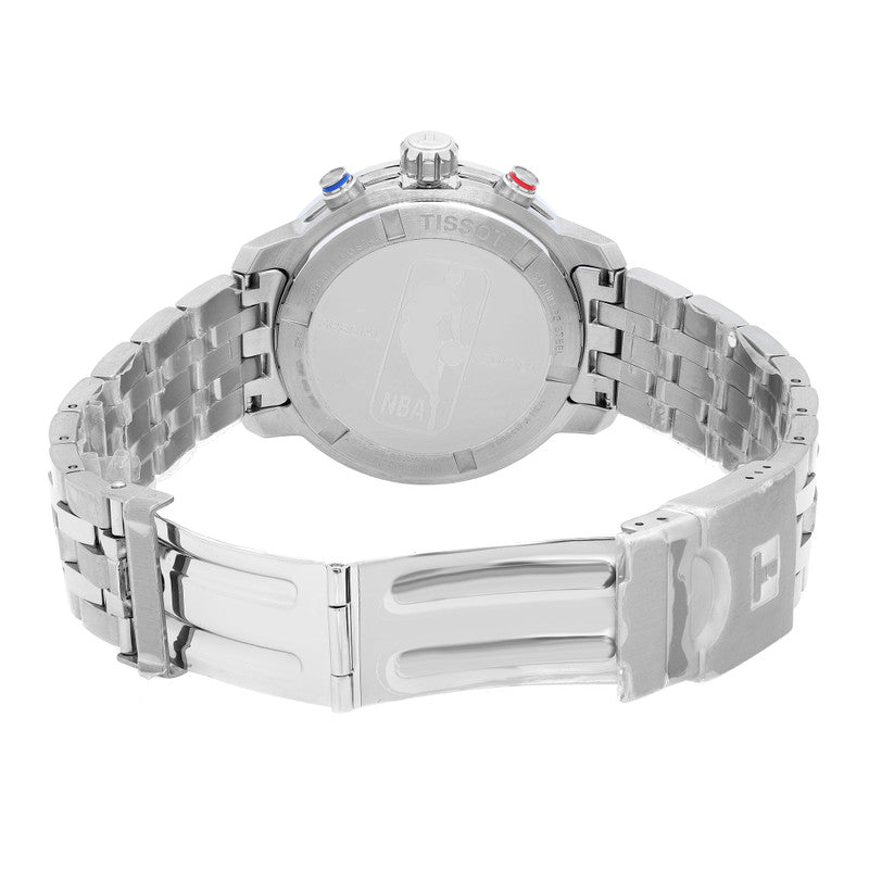 Tissot PRC 200 Chronograph White Dial Silver Steel Strap Watch For Men - T055.417.11.017.00 Buy Now By Tissot