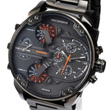 Diesel Mr Daddy 2.0 Chronograph Grey Dial Grey Steel Strap Watch For Men - DZ7315 Buy Now By Diesel