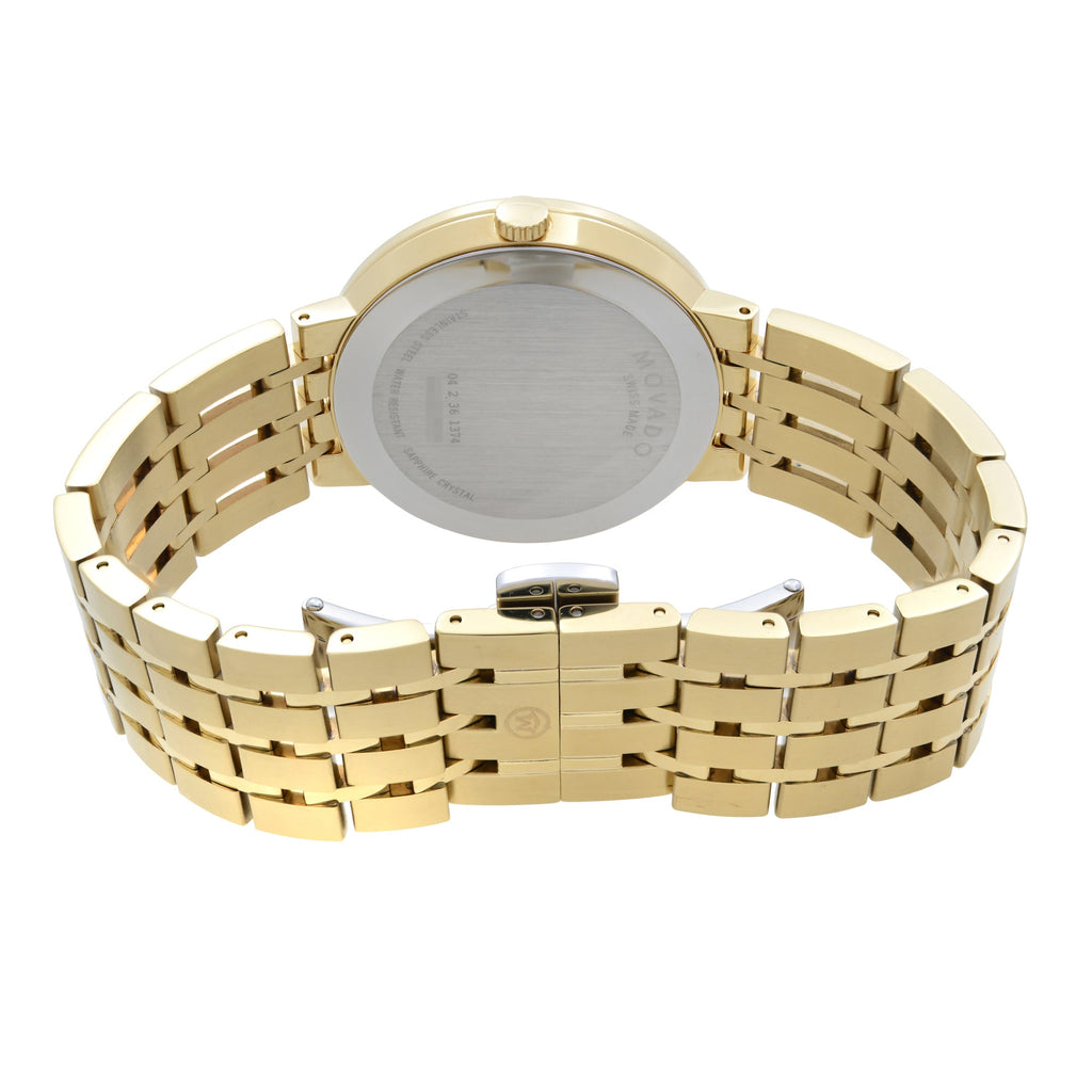 Movado Esperanza Museum 39mm Black Dial Stainless Steel Watch For Men - 0607059 Buy Now By Movado