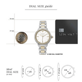 Emporio Armani Mia Quartz Mother of Pearl Dial Two Tone Steel Strap Watch For Women - AR11524 Buy Now By Emporio Armani