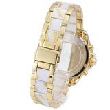 Michael Kors Wren Diamonds Gold Dial Two Tone Steel Strap Watch for Women - MK6157 Buy Now By Michael Kors