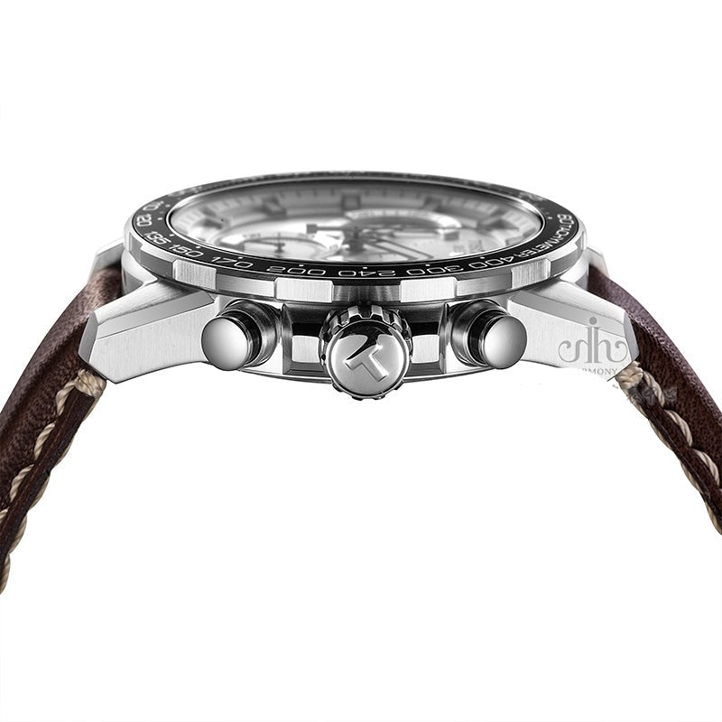 Tissot Supersport Chrono Silver Dial Brown Leather Strap Watch for Men - T125.617.16.031.00 Buy Now By Tissot