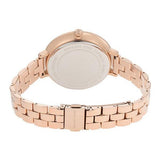 Michael Kors Charley Three-Hand Analog Rose Gold Dial Rose Gold Steel Strap Watch for Women - MK4400 Buy Now By Michael Kors