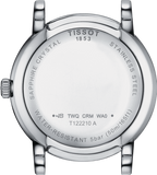 Tissot T Classic Carson Premium Lady Mother of Pearl Pink Dial Silver Steel Strap Watch For Women - T122.210.11.159.00 Buy Now By Tissot