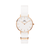 Daniel Wellington Classic Petite Dover White Dial White Nylon Strap Watch For Women - DW00100313 Buy Now By Daniel Wellington