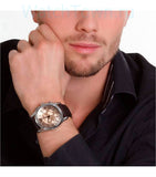 Emporio Armani Valente Chronograph Brown Dial Brown Leather Strap Watch For Men - AR1785 Buy Now By Emporio Armani