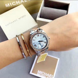 Michael Kors Bryn Quartz Blue Dial Two Tone Steel Strap Watch For Women - MK6136 Buy Now By Michael Kors
