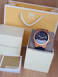 Michael Kors Dylan Blue Dial Blue Rubber Strap Watch for Men - MK8295 Buy Now By Michael Kors