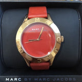 Marc Jacobs Blade Red Dial Red Leather Strap Watch for Women - MBM1204 Buy Now By Marc Jacobs