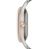 Emporio Armani Meccanico White Dial Two Tone Steel Strap Watch For Men - AR1921 Buy Now By Emporio Armani