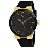 Movado Bold Black Dial Black Rubber Strap Watch for Men - 3600623 Buy Now By Movado