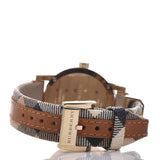 Burberry The City Gold Dial Brown Leather Strap Watch for Women - BU9133 Buy Now By Burberry