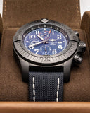 Breitling Super Avenger Chronograph 48 Night Mission Blue Dial Blue Leather Strap Watch for Men - V13375101C1X2 Buy Now By Breitling