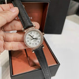 Coach Madison White Dial Black Leather Strap Watch for Women - 14503396 Buy Now By Coach