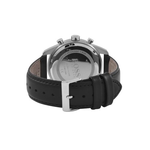 Hugo Boss Skymaster Black Dial Black Leather Strap Watch for Men - 1513782 Buy Now By Hugo Boss