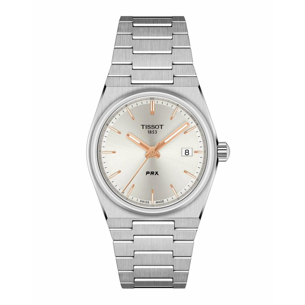 Tissot PRX Silver Dial Silver Steel Strap Watch For Women - T137.210.11.031.00 Buy Now By Tissot