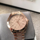 Michael Kors Runway Rose Gold Dial Rose Gold Steel Strap Watch for Women - MK3336 Buy Now By Michael Kors