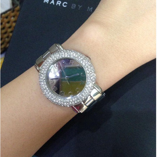 Marc Jacobs Marci Silver Dial Silver Steel Strap Watch for Women - MBM3190 Buy Now By Marc Jacobs