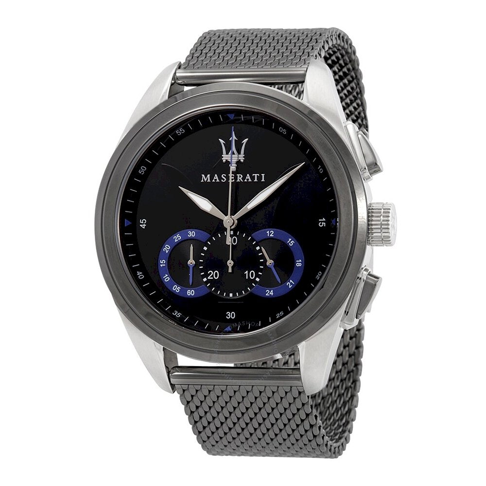 Maserati Traguardo Chronograph Black Dial Mesh Bracelet Watch For Men - R8873612006 Buy Now By Maserati