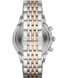 Emporio Armani Sportivo Chronograph Silver Dial Two Tone Steel Strap Watch For Men - AR5999 Buy Now By Emporio Armani