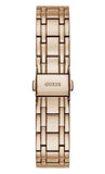 Guess Crystalline Diamonds Silver Dial Rose Gold Steel Strap Watch for Women - GW0114L3 Buy Now By Guess