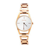 Calvin Klein Dainty White Dial Rose Gold Steel Strap Watch for Women - K7L23646 Buy Now By Calvin Klein