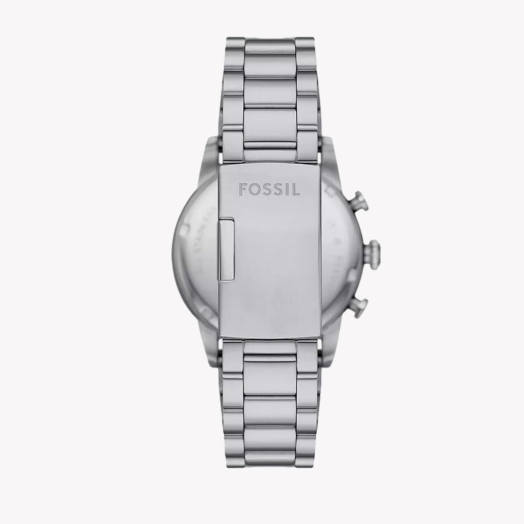 Fossil Sport Tourer Chronograph Blue Dial Silver Steel Strap Watch for Men - FS6047 Buy Now By Fossil