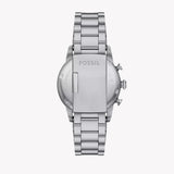 Fossil Sport Tourer Chronograph Blue Dial Silver Steel Strap Watch for Men - FS6047 Buy Now By Fossil