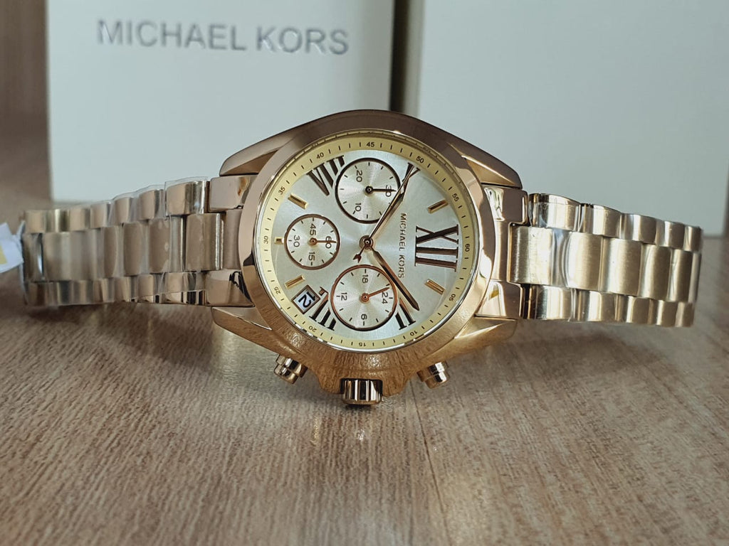 Michael Kors Bradshaw Gold Dial Gold Steel Strap Watch for Women - MK5798 Buy Now By Michael Kors