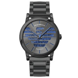 Emporio Armani Meccanico Automatic Grey Dial Grey Steel Strap Watch For Men - AR60029 Buy Now By Emporio Armani