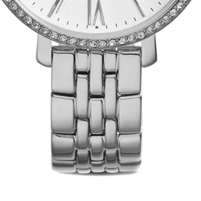 Fossil Jacqueline White Dial Silver Steel Strap Watch for Women - ES3631 Buy Now By Fossil