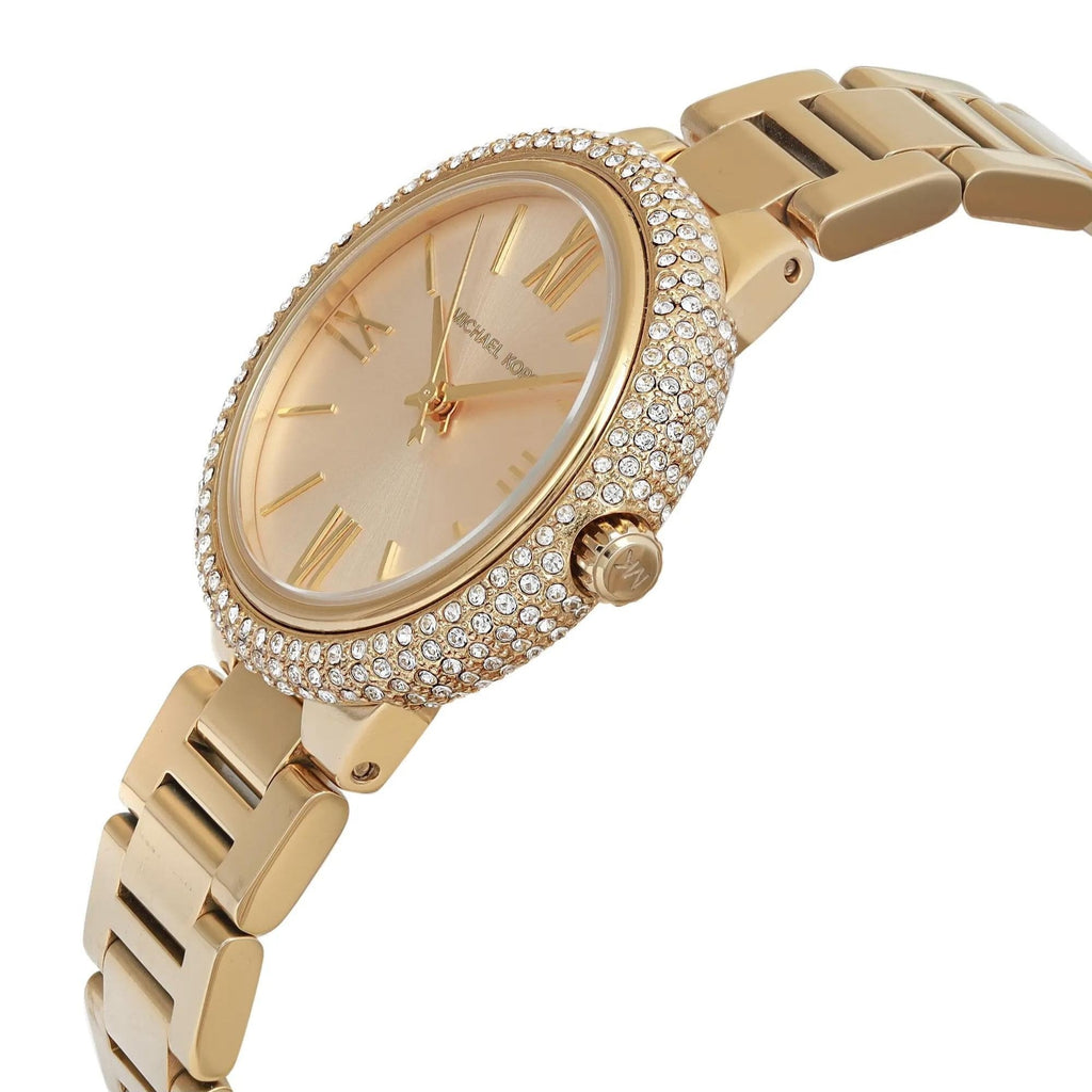 Michael Kors Taryn Quartz Gold Dial Gold Steel Strap Watch For Women - MK4459 Buy Now By Michael Kors