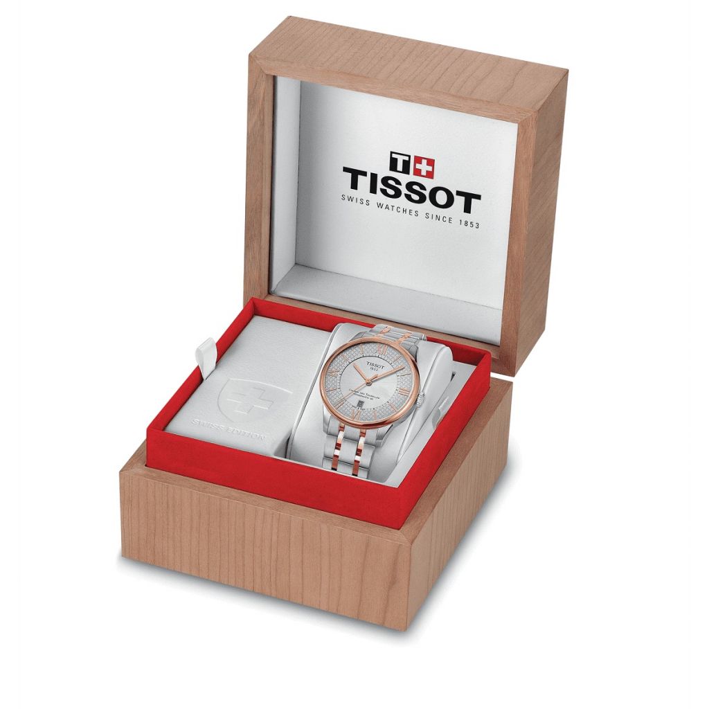 Tissot Chemin Des Tourelles Powermatic 80 Lady Silver Dial Two Tone Steel Strap Watch For Women - T099.207.22.118.02 Buy Now By Tissot