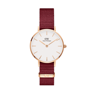Daniel Wellington Roselyn 3A Petite White Dial Red NATO Strap Watch For Women - DW00100293 Buy Now By Daniel Wellington