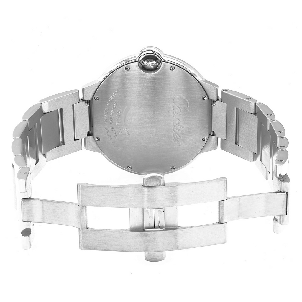 Cartier Ballon Bleu de Cartier Black Dial Silver Steel Strap Watch for Men - W6920042 Buy Now By Cartier