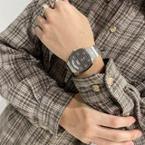 Gucci Grip Quartz Silver Dial Silver Steel Strap Watch For Women - YA157410 Buy Now By Gucci