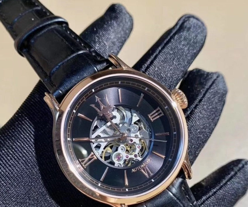 Maserati Epoca Automatic Skeleton Mechanical Black Watch For Men - R8821118001 Buy Now By Maserati