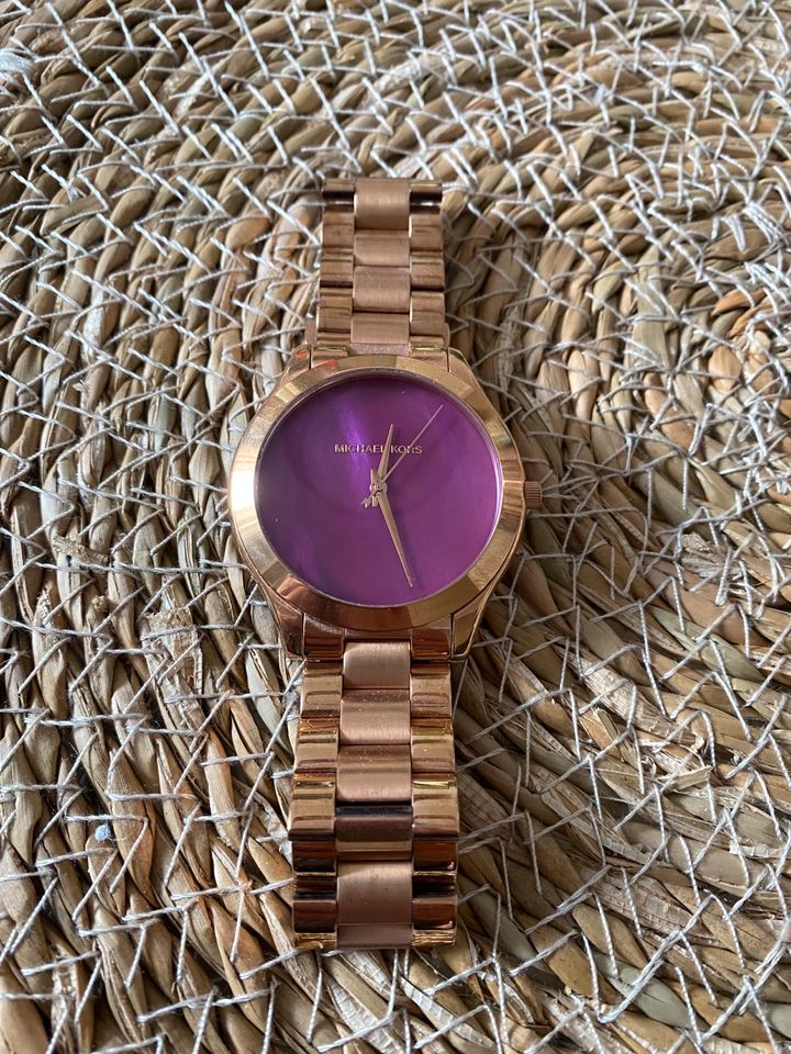 Michael Kors Runway Pink Dial Rose Gold Steel Strap Watch for Women - MK3550 Buy Now By Michael Kors